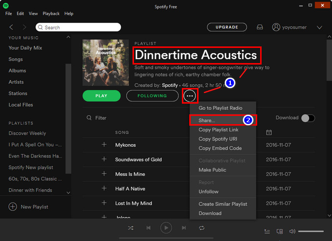 Can you download a spotify playlist to a mp3 player mp3 player