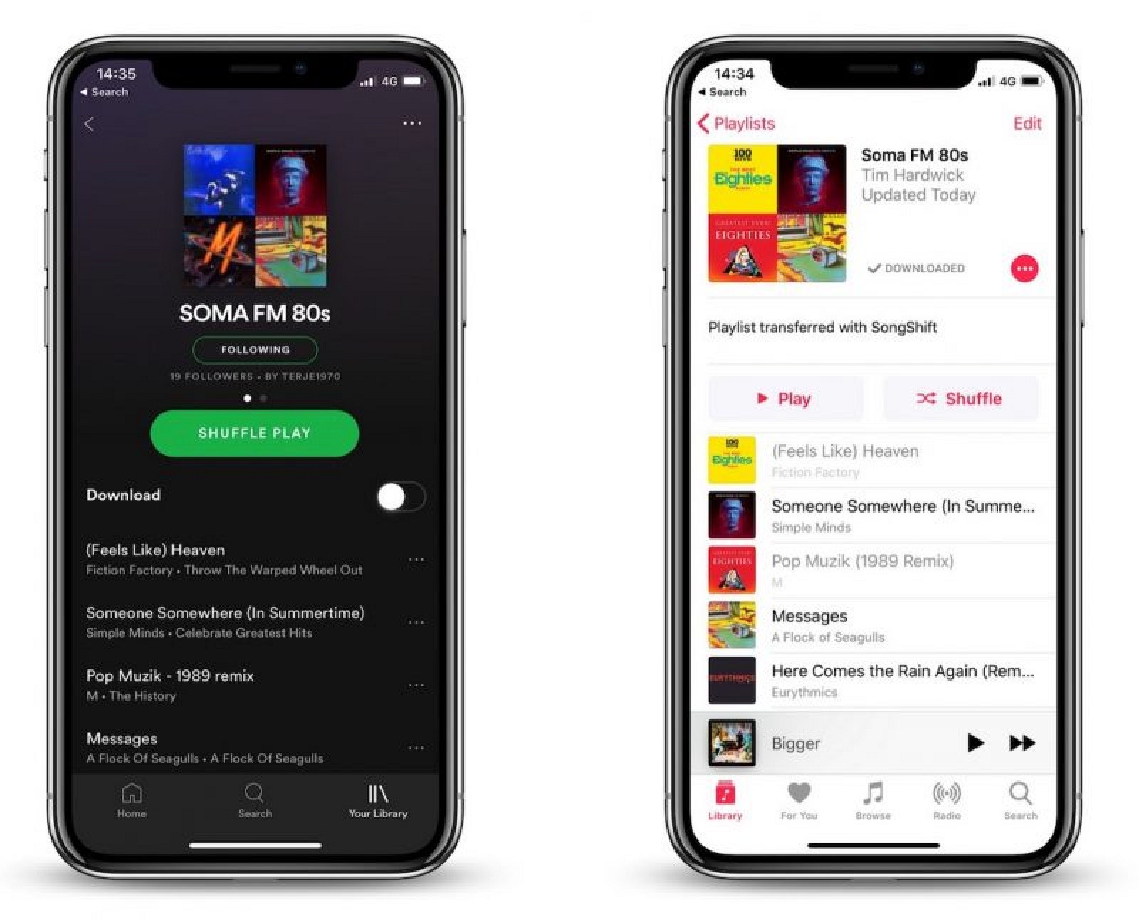 Transfer spotify playlist to apple